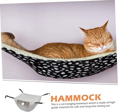 Cat Cage Hammock Breathable Hanging Bed for Cats Pets Mesh Design for Play Rest and to Machine Washable