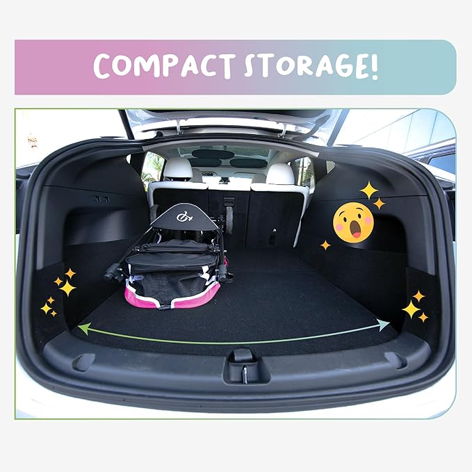 Petique Revolutionary Durable Pet Stroller, Easy Fold, Quality mesh Windows, Large Storage Basket, Secure Cup Holder Tray, Small/Medium Dogs, Cats and Pets, Supports up to 55LBS - Supernova (Pink)