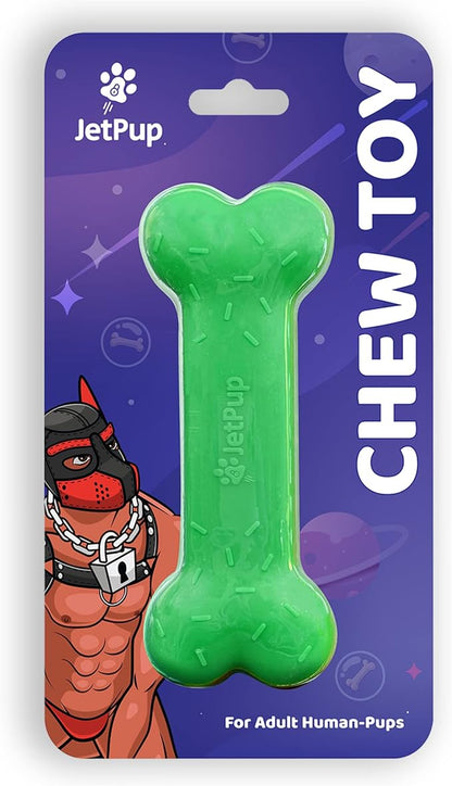 Pup Chew Toy - Bone - Human Grade Chew Toy - Human Pup Play - 100% Food Grade Silicone (Green Bone)