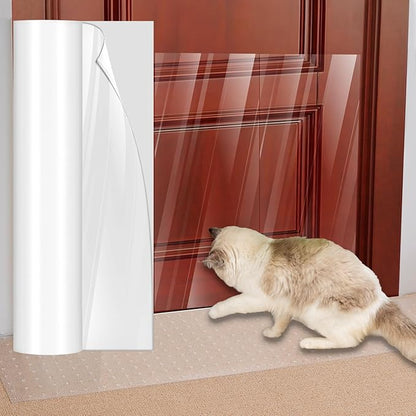 Uross Cat Doorway Protector - Anti-Scratch Mat for Pets, Set Includes Under Door Cat Scratch Protector