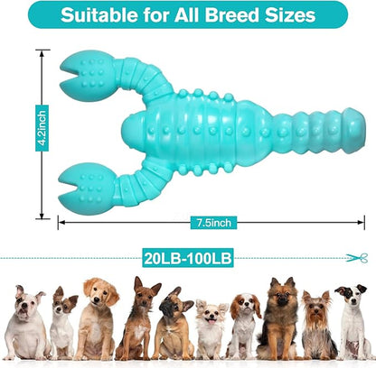 Dog Toys for Aggressive Chewers, Indestructible Tough Dog Chew Toys for Medium Large Breeds, Bacon Flavor to Keep Them Busy