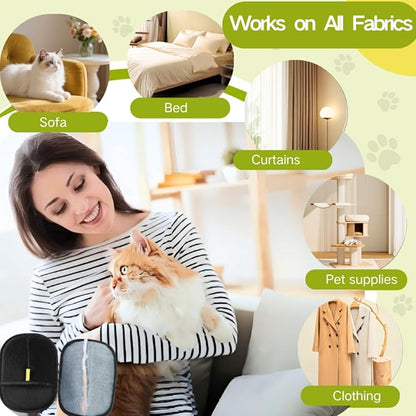Pet Hair Removal Glove for Dogs and Cats - Electrostatic Pet Hair Gloves &Pet Hair Remover Tool for Furniture, Car Seats, Clothing, Couch, Carpet