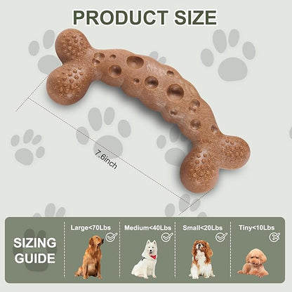 Dog Chew Toy for Aggressive Chewers Chicken Flavored Tough Dog Bone Toys for Medium Large Dog Breed to Keep Them Busy