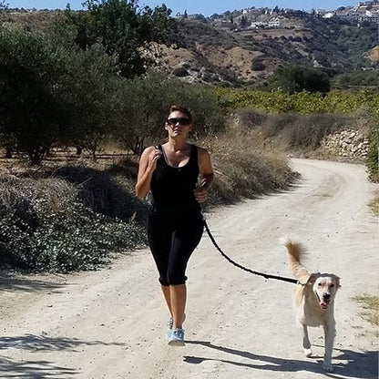 Hands Free Dog Leash, 1 PCS Dog Waist Belt with Leash Elastic Dog Running Belt with Waist Belt for Medium and Large Dog