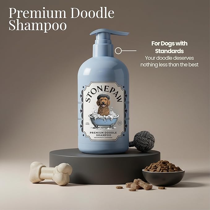 Doodle Shampoo – Detangling Dog Shampoo and Conditioner for Doodles, Goldendoodles and Poodles | Moisturizing Dog Shampoo, Hypoallergenic Puppy Shampoo, Sensitive Skin Dog Shampoo