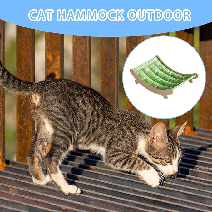 Pet Summer Cooling Chair – Cat Recliner Mat, Ice Nest Hammock, Cooling Sofa Cradle | Lightweight Breathable Design Relaxing Bed for Cats Kittens Indoor Use