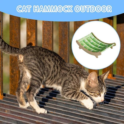 Pet Summer Cooling Chair – Cat Recliner Mat, Ice Nest Hammock, Cooling Sofa Cradle | Lightweight Breathable Design Relaxing Bed for Cats Kittens Indoor Use