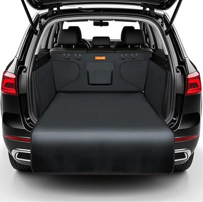 Alfheim Car Boot Liner Protector - Nonslip Waterproof Pet Dog Back Seat Cover - Durable Washable Cargo Cover Mat Travel, Universal for Medium Small Car SUV (Grey)