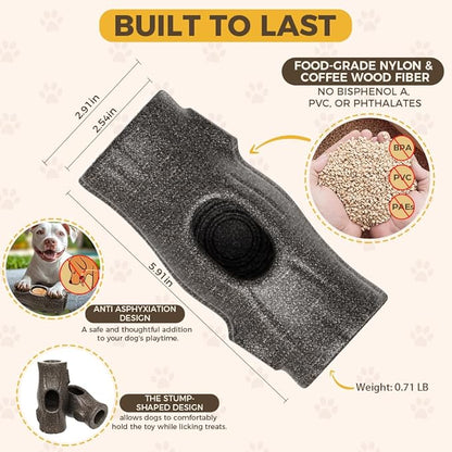 Dog Frozen Treat Toys to Keep Them Busy - Heavy Duty Dog Puzzle Toys with Frozen Mold, Indestructible Aggressive Chew Toys for Large Dogs, Food Grade-Easy to Clean-Reduce Anxiety-Safe Chewing - 2PCS