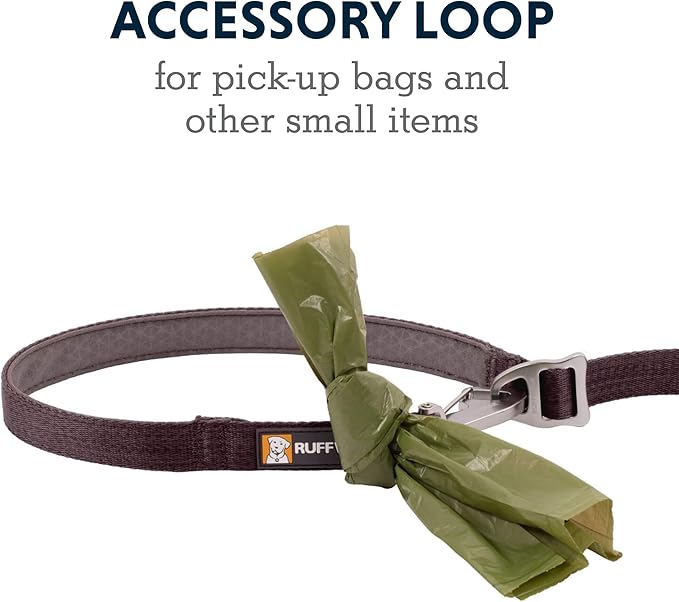 Ruffwear, Switchbak Hands‑Free Dog Leash, Adjustable 2.5–7 ft, Double‑Ended Lead with Lockable Crux Clips and Sliding V‑Rings, Waist‑Worn, Over‑Shoulder or Handheld, Blue Pool