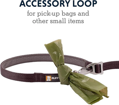 Ruffwear, Switchbak Hands‑Free Dog Leash, Adjustable 2.5–7 ft, Double‑Ended Lead with Lockable Crux Clips and Sliding V‑Rings, Waist‑Worn, Over‑Shoulder or Handheld, Blue Pool