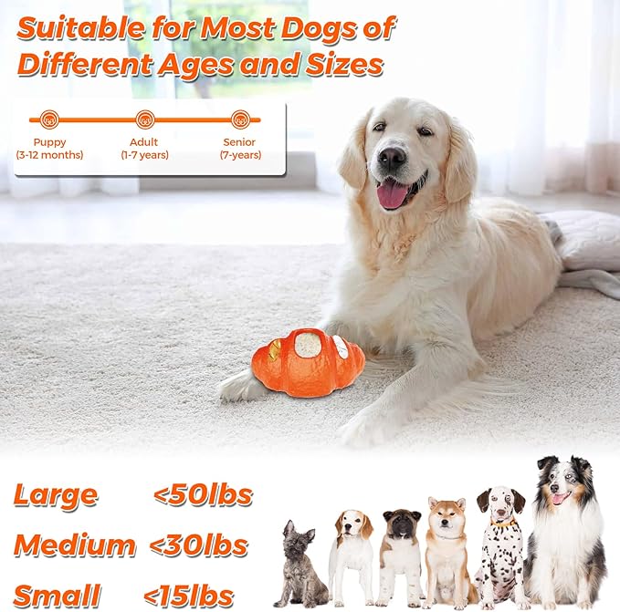 Indestructible Dog Toys for Aggressive Chewers - Large Dog Chew Toy Frozen Treat Tray Holder for Small Medium Large Dogs with Dual Molds to Keep Them Busy to Reduces Anxiety
