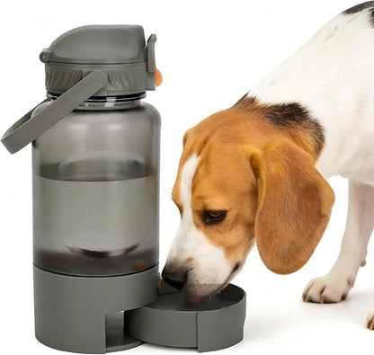 50oz Dog Water Dispenser Portable，Dog Water Bowl Dispenser for Portable Use, Allowing for Easy Hydration During Outings and Travels，Anti-Leak Design, Easy to Clean, Sturdy Material