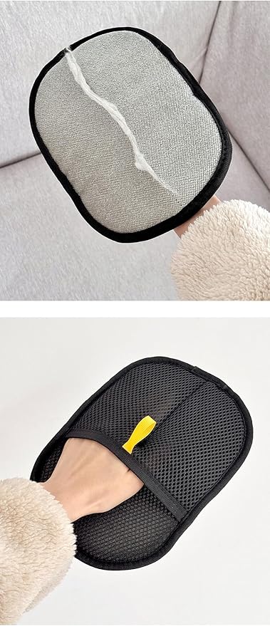 Pet Hair Remover Glove for Cats and Dogs- Reusable Pet Fur Cleaning Mitt for Furniture, Sofa, Carpet, Bedding & Clothes
