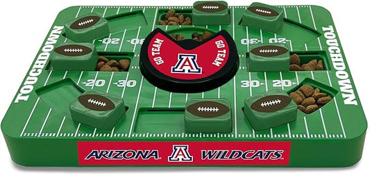 Pets First NCAA University of Arizona Large Puzzle Treat Toy for Dogs - Interactive Slow Feeding Toy, New Large Size