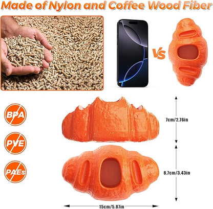 Indestructible Dog Toys for Aggressive Chewers - Large Dog Chew Toy Frozen Treat Tray Holder for Small Medium Large Dogs with Dual Molds to Keep Them Busy to Reduces Anxiety