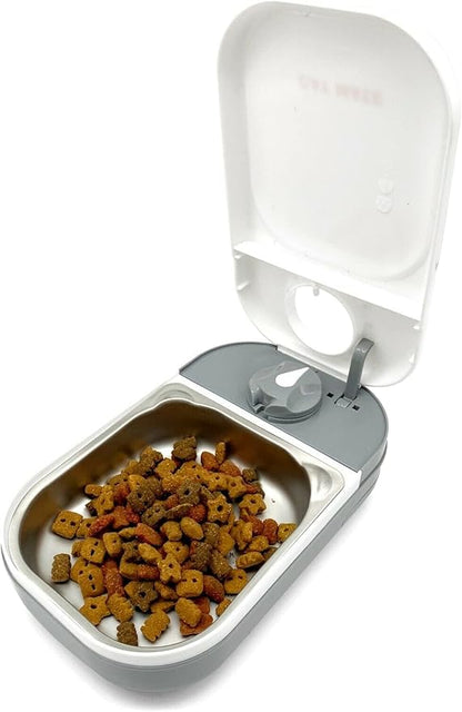 Cat Mate Stainless Steel Bowl Inserts (402) - Compatible with Cat Mate C100 and C200 Automatic Feeders, Suitable for Wet and Dry Food (Pack of 2)
