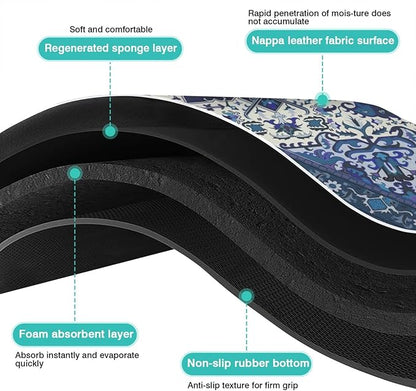 Pet Feeding Mat for Floors Waterproof Dog Mat for Food and Water Absorbent Quick Dry Non Slip mat for Cat Bowls