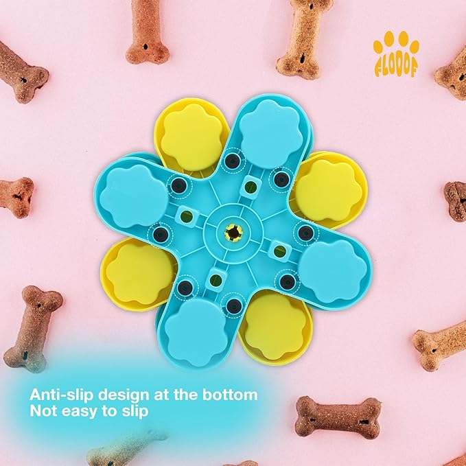 Level 3 Puzzle Feeder Dog Toy - Mental Stimulation Toys Slow Feeder Dog Bowls and Interactive Toy for Mental Growth of Small, Medium and Large Dogs