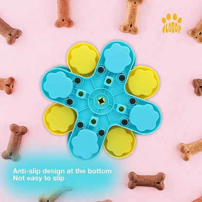 Level 3 Puzzle Feeder Dog Toy - Mental Stimulation Toys Slow Feeder Dog Bowls and Interactive Toy for Mental Growth of Small, Medium and Large Dogs