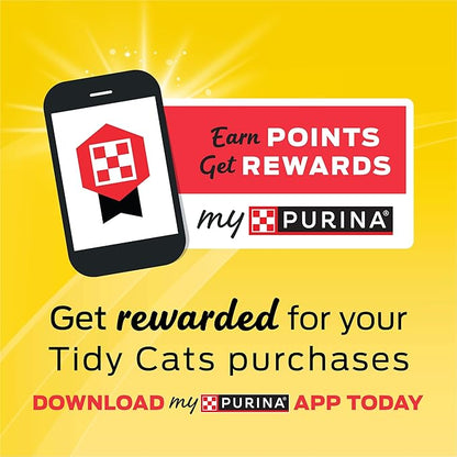 Purina Tidy Cats Tidy Care Alert Cat Health Monitoring Non Clumping Cat Litter with Silica Crystals - 8 Pound (Pack of 2)