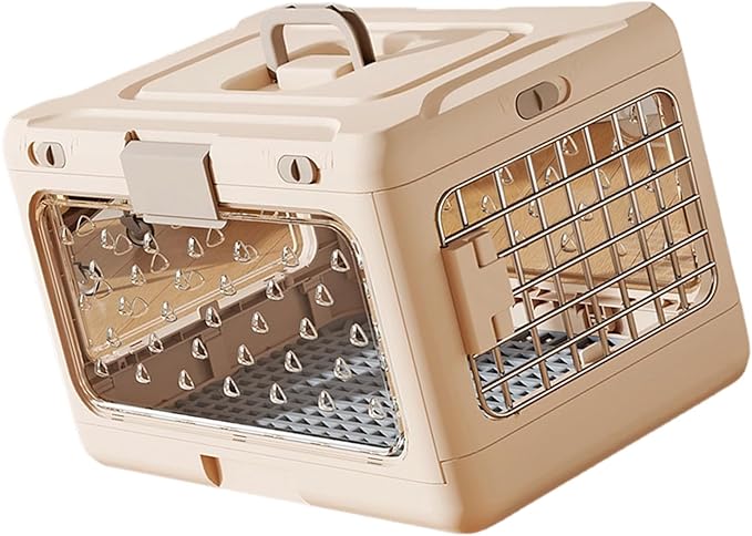 Foldable Pet Carrier with Anti Pee Layer and Spacious Inside for Comfort Compact Pet Carrier