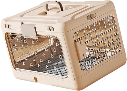 Foldable Pet Carrier with Anti Pee Layer and Spacious Inside for Comfort Compact Pet Carrier