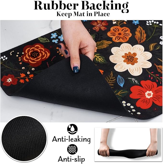 Eco-Friendly Pet Supplies: 16"x24" Absorbent Quick Dry Floor Mat for Dog & Cat Food and Water, Dispenser Mat