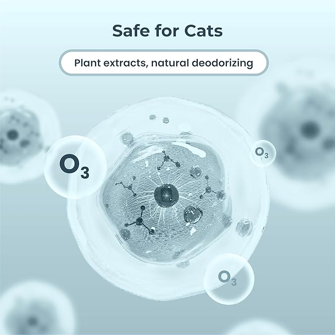4-Pack Deodorizer for Self-Cleaning Litter Box Automatic Electronic Hands-Free Smart Robot self Cleaning Litter Box - Safe Anti-Pinch, Odor Control,for Multiple Cats