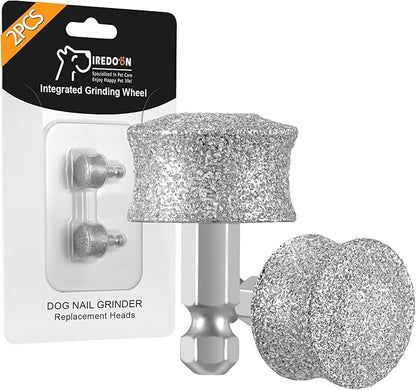 Dog Nail Grinder Replacement Head-Integrated Grinding Head for Casfuy and Most Brands, Highly Efficient, Safe and Durable (2pcs)