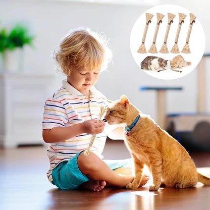 Natural Silvervine Dental Sticks, Silvervine Sticks for Cats, Natural Dental Stick (10pc)