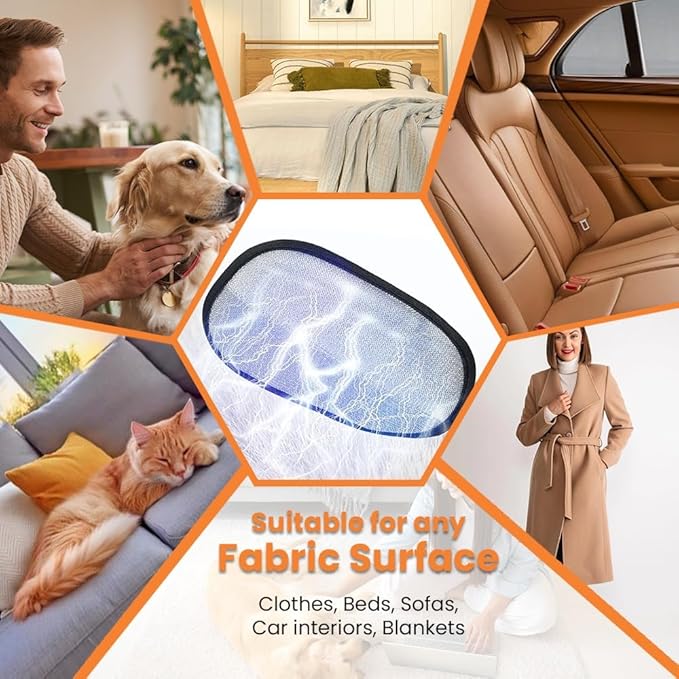Premium Pet Hair Removal Glove for Cats & Dogs – Upgraded Dual-Directional Electrostatic Grooming Mitt, Reusable Fur Remover Brush for Clothes, Furniture, Couch, Laundry & Car Seats