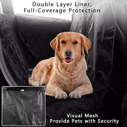 Dog Seat Covers for Tesla Model Y/3/S - Breathable Quilted Fleece Pet Liner Waterproof and Scratchproof Back Seat Protector Model Y Accessories with Hammock Design