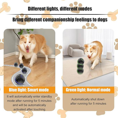 Valentines Day Gifts Interactive Dog Toys Dogs Ball,Moving Dog Toy with Touch Activated,Anti Boredom Dog Toys for Small Medium Dogs,Tough Motion Activated Automatic Vibrating Dog Ball