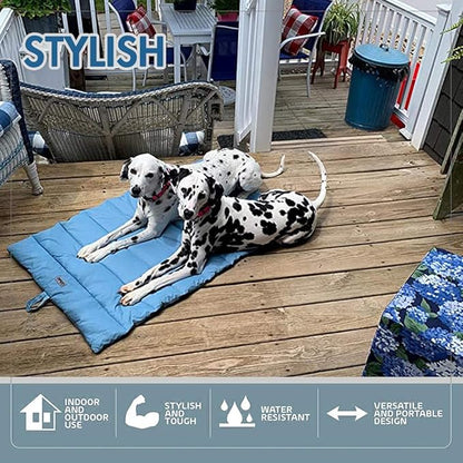 CHEERHUNTING Outdoor Dog Bed, Waterproof, Washable, Large Size, Durable, Water Resistant, Portable and Camping Travel Pet Mat