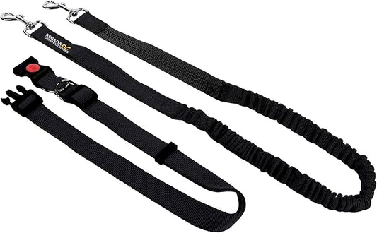 Regatta Hands Free Jogging Dog Leash (One Size) (Black)