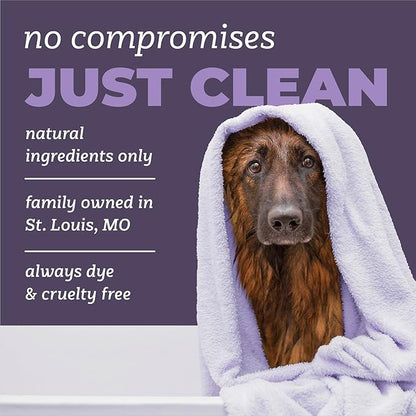 TropiClean Pure Calming Dog Shampoo, Lavendar Mist Scent, Relaxing Dog Shampoo for Smelly Dogs, Made in USA, Safe for Puppies & Cats, 22 oz.