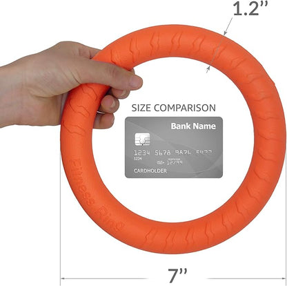 PetSpy Dog Ring Toy – Flying Ring for Outdoor Play, Floating Training & Fetch Toy for Throwing, Catching & Chewers – Durable EVA Flying Disc for Small, Medium & Large Dogs