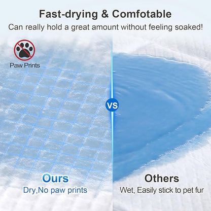Upgraded 4XL Dog Pee Pads, 36” x 36” Extra Large Single-Pad Coverage, Designed for Multi-Dog Homes & Large Areas, Fast-Absorbing 6-Layer Training Pads with Leak-Resistant Backing, 45 Count