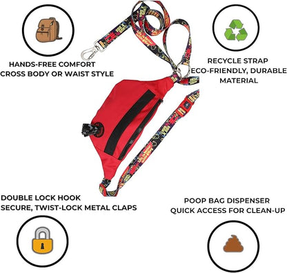 Pawlook Hands-Free Dog Walking Belt Bag