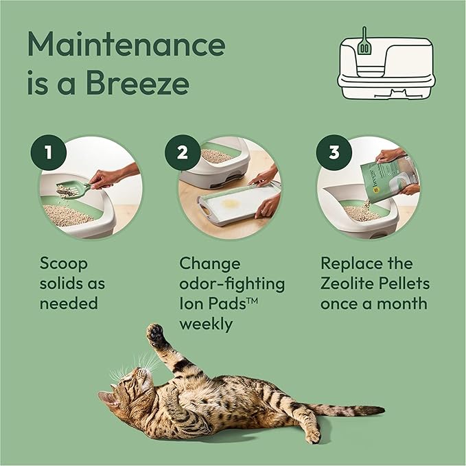 Purina Tidy Cats Scented Litter Pellets, Breeze Enhanced Refill Litter Pellets in Recyclable Box - (4) 7 lb. Bags