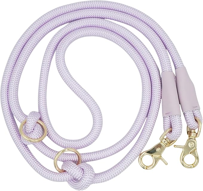 Hands Free Dog Leash 7FT, Nylon Rope Waist Leash for Dog Walking Running