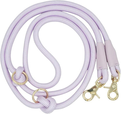 Hands Free Dog Leash 7FT, Nylon Rope Waist Leash for Dog Walking Running
