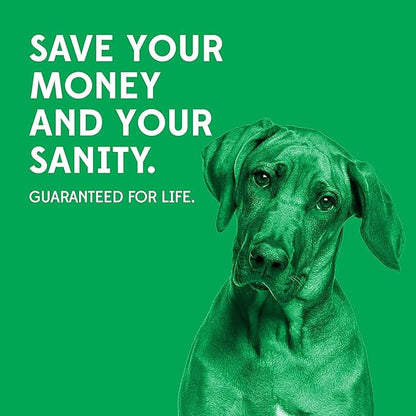 Goughnuts Dog Chew Toys Rubber Ring Indestructible Dog Chew Toys for Extreme Aggressive Power Chewers |for Large Dogs 100+ Pounds |Large (L) Size, Green Rubber