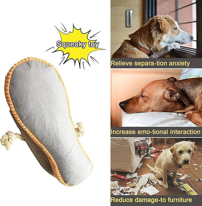 Dog Chew Toys,Creative Shoes Shape Squeaky Toy, Durable and Safe Dog Playing Toy Funny Shoes Sound Toy for Small and Medium Pets