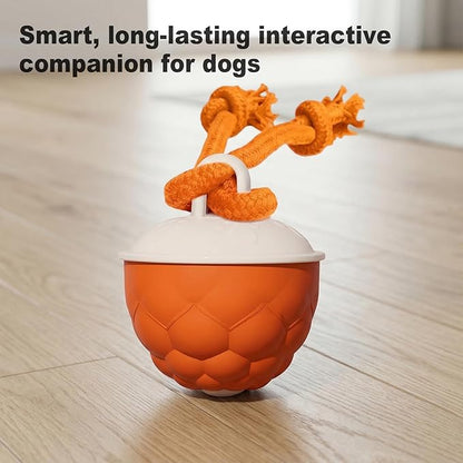 Interactive Dog Toys, Dog Ball Laun-Cher - 2026 Upgraded Motion Activated Automatic Rolling Ball Toys for Small/Medium/Large Dogs Balls for Boredom to Keep Them Busy with Dog Toy Balls (Orange)
