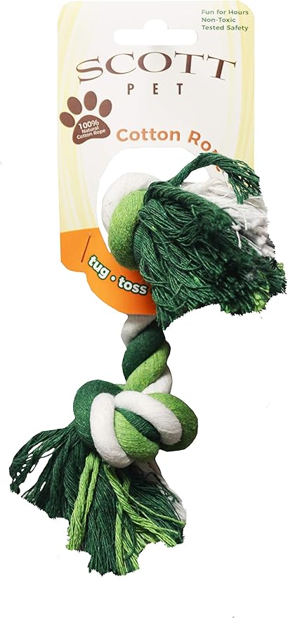 Scott Pet Rope Toy Medium FUNBONE Colored, Assorted (AB10C)