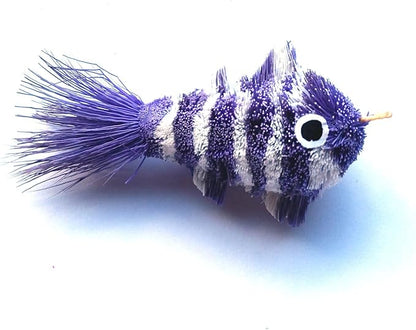 KatFly Teaser Wand Kit - 3 Mini Clownfish (Kit 1) Cat Toy Wand