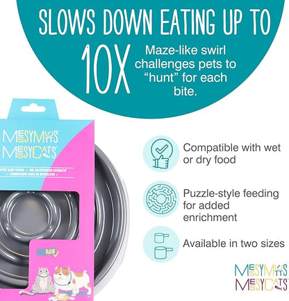 Messy Mutts Interactive Slow Feeder Bowl