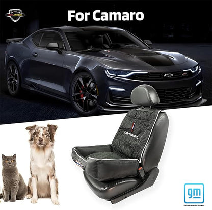 Seat Armour Pet2Go Black Car Pet Bed and Seat Cover – Soft, Durable, Multipurpose Travel Bed for Pets – Fits Most Vehicles, Machine Washable